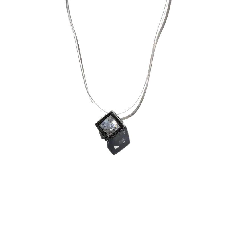 Luxury Crystal Zircon Choker Necklace – Invisible Line