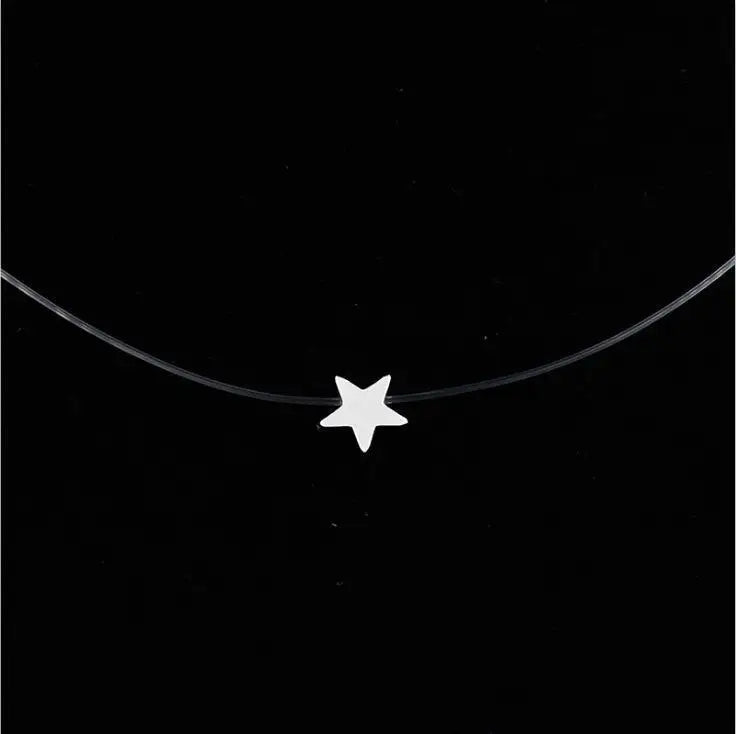 Luxury Crystal Zircon Choker Necklace – Invisible Line