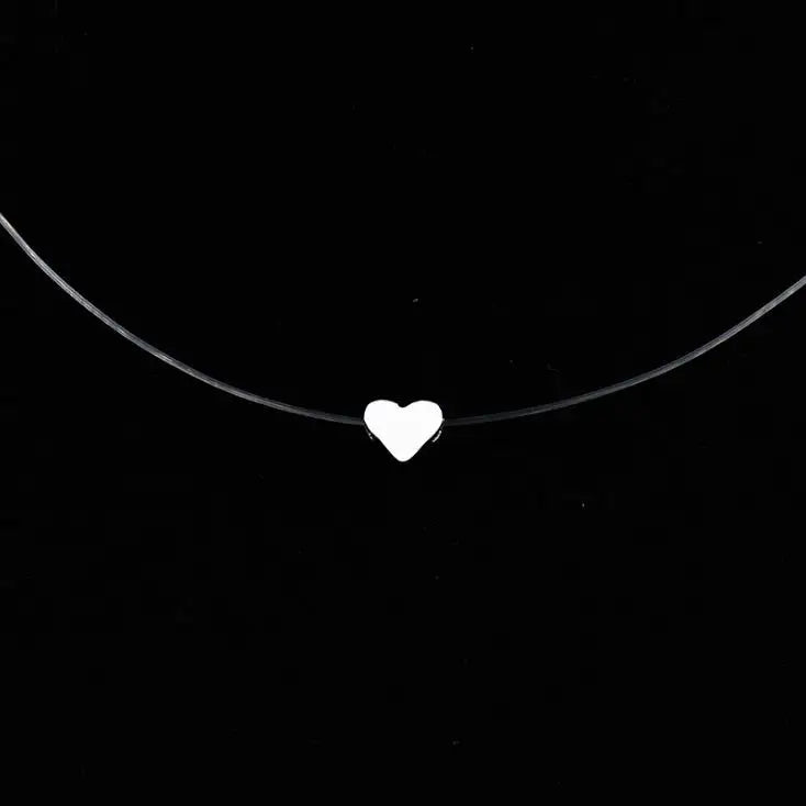 Luxury Crystal Zircon Choker Necklace – Invisible Line